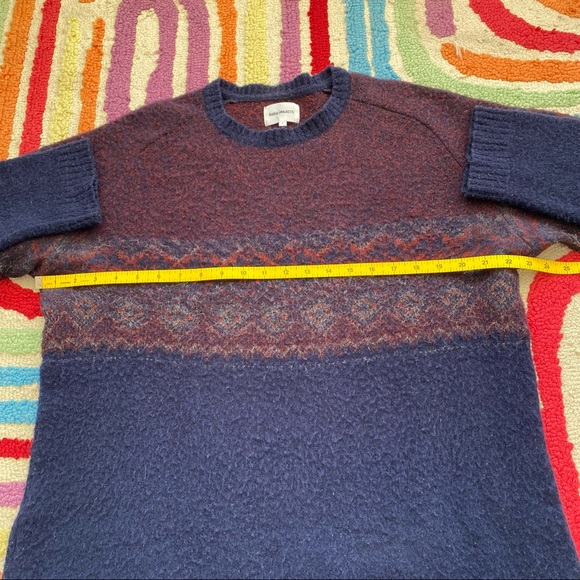 Norse Projects Birnir Pairisle Fine Merino Alpaca Solid Knit Sweater - Picture 5 of 8